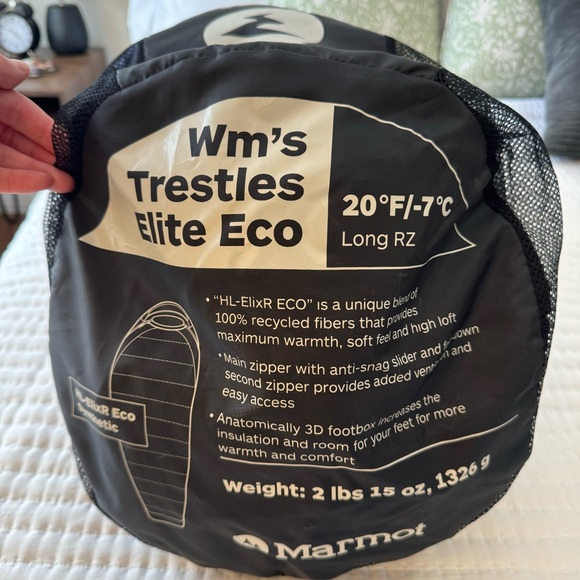 Marmot Trestles Elite Eco 20 Sleeping Bag - Women's Long - Picture 7 of 11
